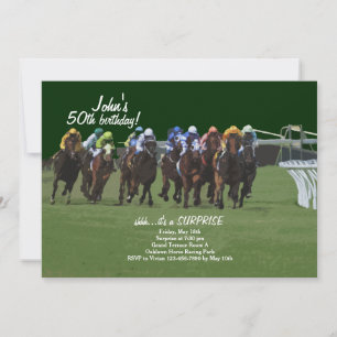 Invitación de carreras de caballos Derby Inspirati