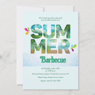 Invitación de Cartas de Verano