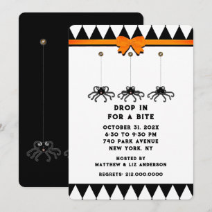 Invitación de Casa Abierta de Halloween