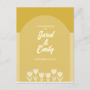 Invitación de casamiento de código QR estilo Arco