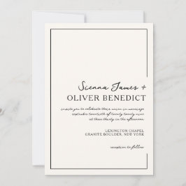 Invitación de casamiento de cuadros de guiones mín