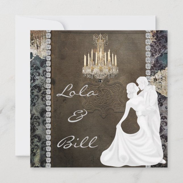 Invitación de casamiento de cuento de hadas de vin (Anverso)