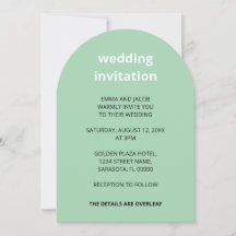 Invitación de casamiento de la Casa de la Moneda d