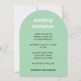 Invitación de casamiento de la Casa de la Moneda d