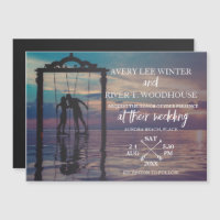 Invitación de casamiento de la tarjeta fotográfica