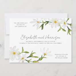 Invitación de casamiento floral Personalizado de m