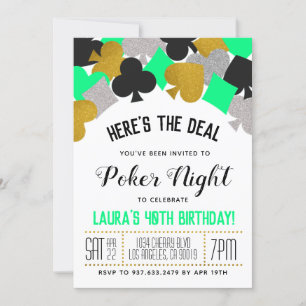 Invitación de Casino Poker