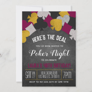 Invitación de Casino Poker