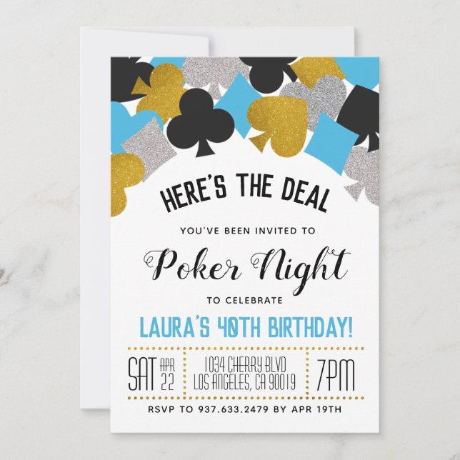 Invitación de Casino Poker (Anverso)