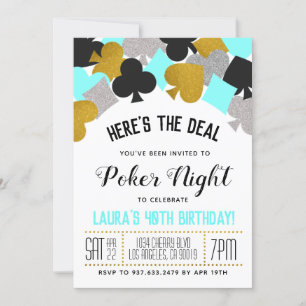 Invitación de Casino Poker
