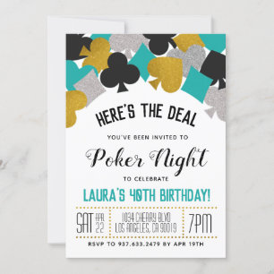 Invitación de Casino Poker