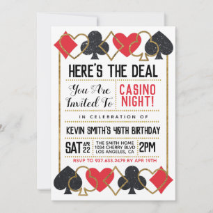 Invitación de Casino Poker
