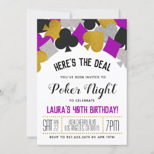 Invitación de Casino Poker