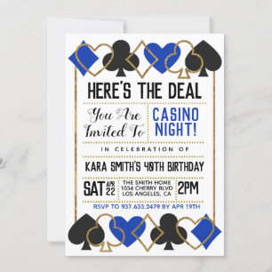 Invitación de Casino Poker