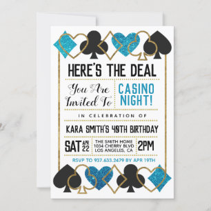 Invitación de Casino Poker