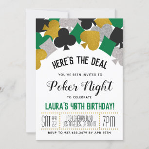 Invitación de Casino Poker