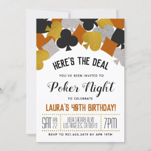 Invitación de Casino Poker