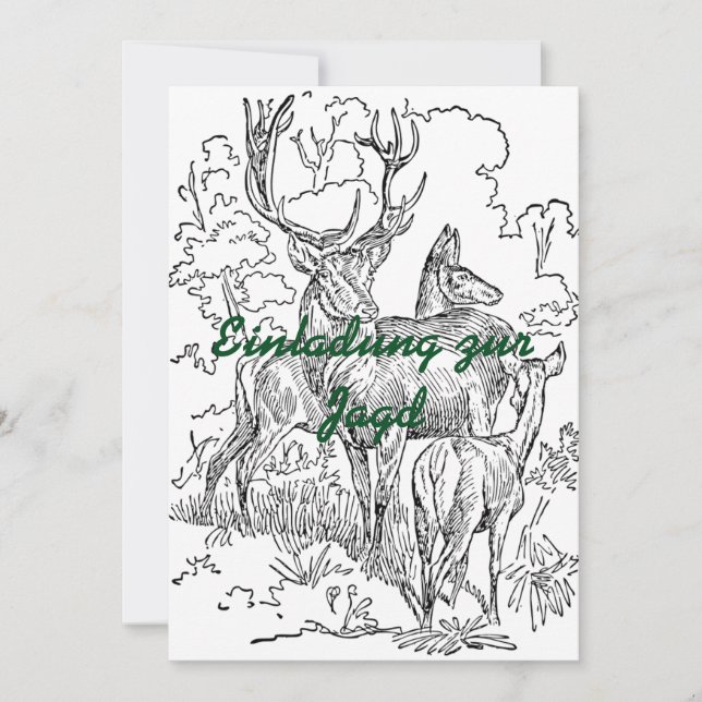 Invitación de caza 1 (Anverso)