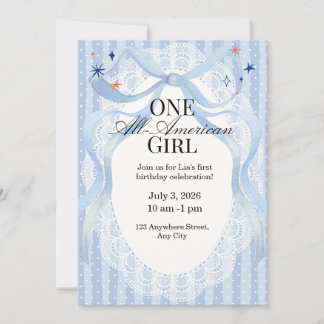 Invitación de Celebración Americana