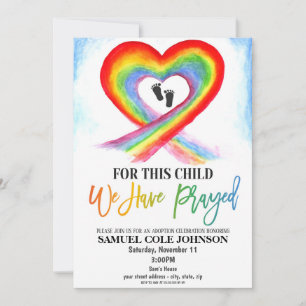 Invitación de Celebración de Adopción
