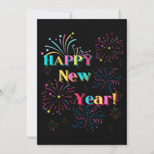 Invitación de Celebración de Año Nuevo Feliz