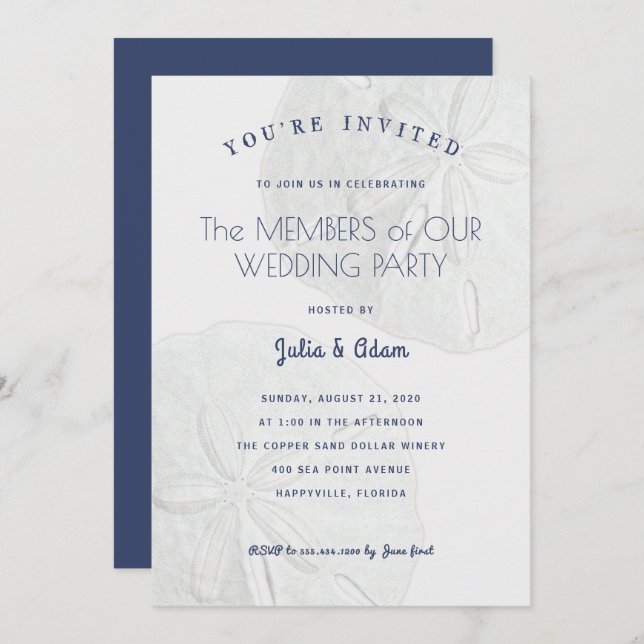 Invitación de Celebración de Boda con Tema de Play (Anverso / Reverso)