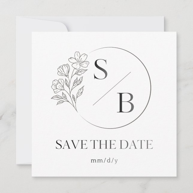 Invitación de Celebración de Boda Elegante (Anverso)