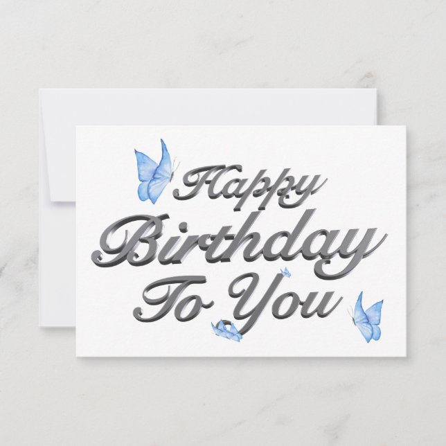 Invitación de Celebración de Cumpleaños de Plata, (Anverso)