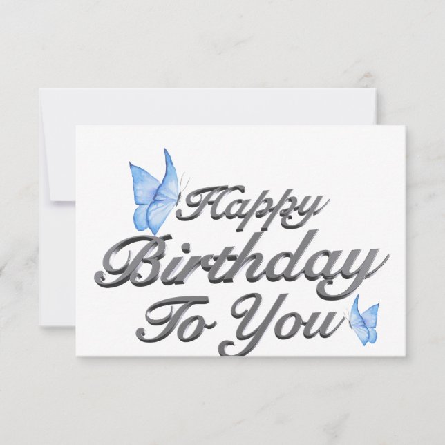 Invitación de Celebración de Cumpleaños de Plata, (Anverso)