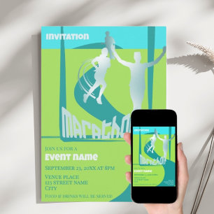 Invitación de celebración de evento para corredore