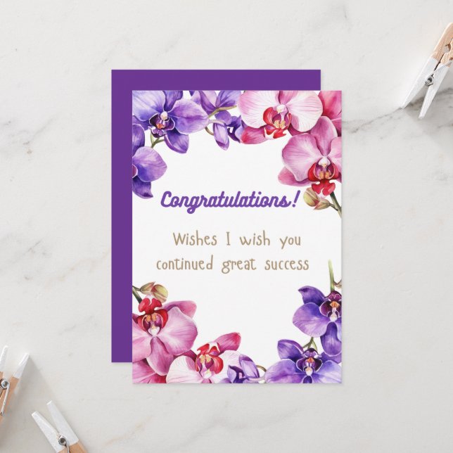 Invitación de Celebración de Felicitación (Anverso/Reverso In Situ)