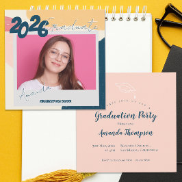 Invitación de celebración de fiesta de graduación 