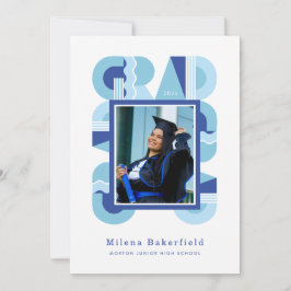 Invitación de celebración de graduación clase de 2