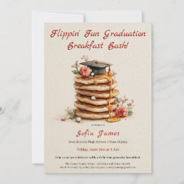 Invitación de Celebración de Graduación de Brunch 