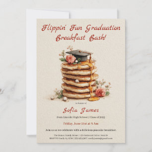 Invitación de Celebración de Graduación de Brunch