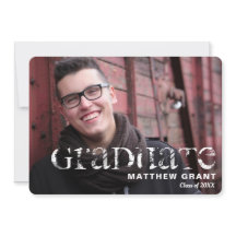 Invitación de Celebración de Graduación de Moda