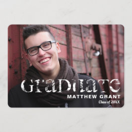 Invitación de Celebración de Graduación de Moda