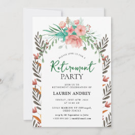 Invitación de Celebración de Jubilación Elegante