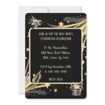 Invitación de Celebración de Nochevieja