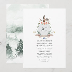 Invitación de celebración de vida de Laurel Crest 