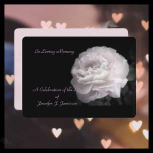 Invitación de Celebración de Vida Rosa Pálida