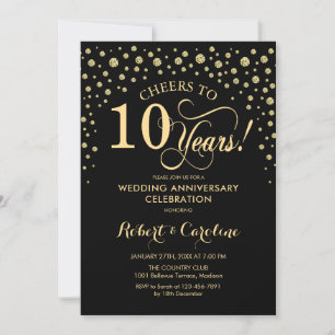 Invitación de Celebración del 10º Aniversario de G