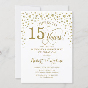 Invitación de Celebración del 15º Aniversario en D