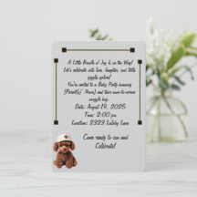 Invitación de Celebración y Anuncio de Bebé