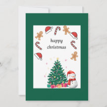 Invitación de cena de Navidad con follaje elegante