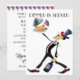 Invitación de Cena/Reunión Única Versión 3