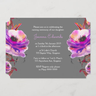 Invitación de ceremonia de nombramiento de amapola