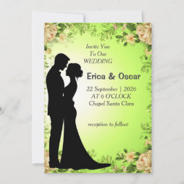 ✨ Invitación de ceremonia floral para novia y novi