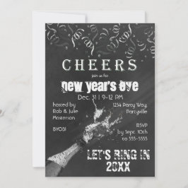 Invitación de Champán para Nochevieja en Pizarra