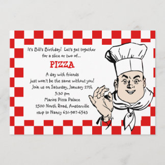 Invitación de Chef's Check